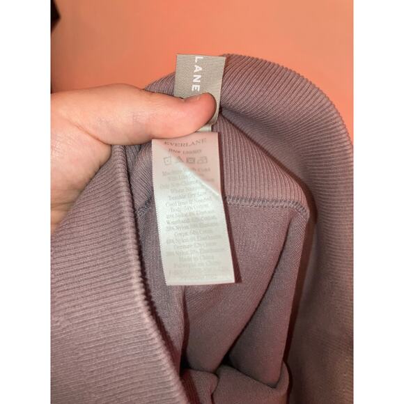 NWT Everlane dusty purple ribbed comfy leggings size M/L - Picture 5 of 6